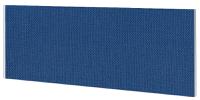 Impulse Plus Oblong 450/600 Desktop Screen Powder Blue Fabric Light Grey Edges