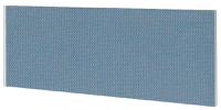 Impulse Plus Oblong 450/600 Desktop Screen Sky Blue Fabric Light Grey Edges