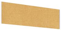 Impulse Plus Angle 450/600 Desktop Screen Beige Fabric Light Grey Edges