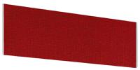 Impulse Plus Angle 450/600 Desktop Screen Burgundy Fabric Light Grey Edges