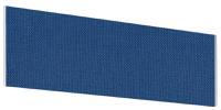 Impulse Plus Angle 450/600 Desktop Screen Powder Blue Fabric Light Grey Edges