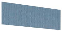 Impulse Plus Angle 450/600 Desktop Screen Sky Blue Fabric Light Grey Edges