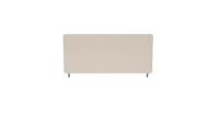 Impulse Plus Oblong 450/800 Desktop Screen Light Grey Fabric Light Grey Edges