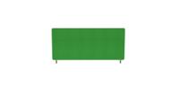 Impulse Plus Oblong 450/800 Desktop Screen Palm Green Fabric Light Grey Edges