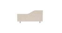 Impulse Plus Wave 450/800 Desktop Screen Light Grey Fabric Light Grey Edges