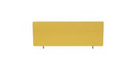 Impulse Plus Oblong 450/1000 Desktop Screen Beige Fabric Light Grey Edges