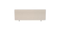 Impulse Plus Oblong 450/1000 Desktop Screen Light Grey Fabric Light Grey Edges