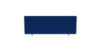 Impulse Plus Oblong 450/1000 Desktop Screen Powder Blue Fabric Light Grey Edges