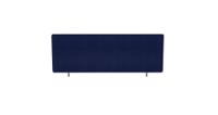 Impulse Plus Oblong 450/1000 Desktop Screen Royal Blue Fabric Light Grey Edges
