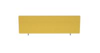 Impulse Plus Oblong 450/1200 Desktop Screen Beige Fabric Light Grey Edges