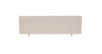 Impulse Plus Oblong 450/1200 Desktop Screen Light Grey Fabric Light Grey Edges