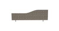 Impulse Plus Wave 450/1200 Desktop Screen Lead Fabric Light Grey Edges