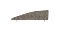 Impulse Plus Angle 450/1200 Desktop Screen Lead Fabric Light Grey Edges