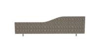 Impulse Plus Wave 450/1400 Desktop Screen Lead Fabric Light Grey Edges