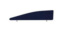 Impulse Plus Angle 450/1400 Desktop Screen Royal Blue Fabric Light Grey Edges