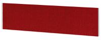Impulse Plus Oblong 450/1500 Desktop Screen Burgundy Fabric Light Grey Edges