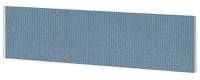 Impulse Plus Oblong 450/1500 Desktop Screen Sky Blue Fabric Light Grey Edges