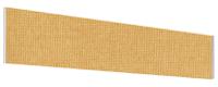 Impulse Plus Angle 450/1500 Desktop Screen Beige Fabric Light Grey Edges