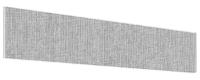 Impulse Plus Angle 450/1500 Desktop Screen Light Grey Fabric Light Grey Edges