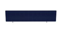 Impulse Plus Oblong 450/1600 Desktop Screen Royal Blue Fabric Light Grey Edges