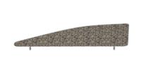 Impulse Plus Angle 450/1600 Desktop Screen Lead Fabric Light Grey Edges