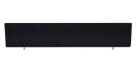Impulse Plus Oblong 450/1800 Desktop Screen Black Fabric Light Grey Edges