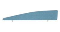 Impulse Plus Angle 450/1800 Desktop Screen Sky Blue Fabric Light Grey Edges
