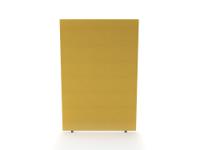 Impulse Plus Oblong 1800/1200 Floor Free Standing Screen Beige Fabric Light Grey Edges