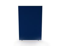 Impulse Plus Oblong 1800/1200 Floor Free Standing Screen Powder Blue Fabric Light Grey Edges