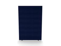 Impulse Plus Oblong 1800/1200 Floor Free Standing Screen Royal Blue Fabric Light Grey Edges