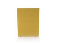 Impulse Plus Oblong 1650/1200 Floor Free Standing Screen Beige Fabric Light Grey Edges