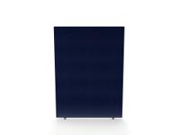 Impulse Plus Oblong 1650/1200 Floor Free Standing Screen Royal Blue Fabric Light Grey Edges