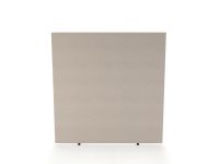 Impulse Plus Oblong 1650/1400 Floor Free Standing Screen Light Grey Fabric Light Grey Edges