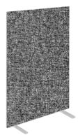 Impulse Plus Oblong 1500/800 Floor Free Standing Screen Lead Fabric Light Grey Edges