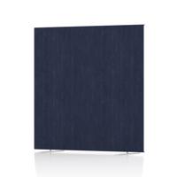 Impulse Plus Oblong 1200/1200 Floor Free Standing Screen Royal Blue Fabric Light Grey Edges