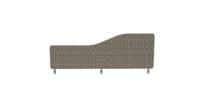 Impulse Plus Wave 400/1000 Desktop Screen Rounded Corners Lead Fabric Light Grey Edges