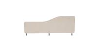Impulse Plus Wave 400/1000 Desktop Screen Rounded Corners Light Grey Fabric Light Grey Edges