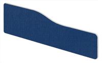 Impulse Plus Wave 400/1500 Desktop Screen Rounded Corners Powder Blue Fabric Light Grey Edges