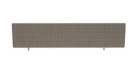 Impulse Plus Oblong 400/1600 Desktop Screen Rounded Corners Lead Fabric Light Grey Edges