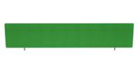 Impulse Plus Oblong 400/1800 Desktop Screen Rounded Corners Palm Green Fabric Light Grey Edges