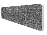 Impulse Plus Oblong 300/1500 Desktop Screen Rounded Corners Lead Fabric Light Grey Edges