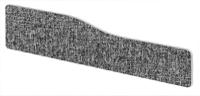 Impulse Plus Wave 300/1500 Desktop Screen Rounded Corners Lead Fabric Light Grey Edges