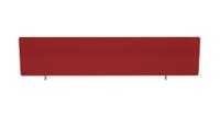 Impulse Plus Oblong 300/1600 Desktop Screen Rounded Corners Burgundy Fabric Light Grey Edges