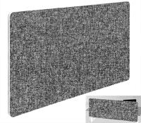 Impulse Plus Oblong 400/600 Backdrop Screen Rounded Corners Lead Fabric Light Grey Edges