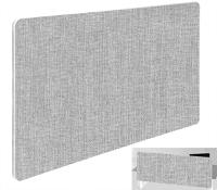 Impulse Plus Oblong 400/600 Backdrop Screen Rounded Corners Light Grey Fabric Light Grey Edges