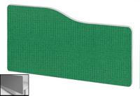 Impulse Plus Wave 400/800 Backdrop Screen Rounded Corners Palm Green Fabric Light Grey Edges