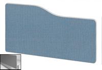 Impulse Plus Wave 400/800 Backdrop Screen Rounded Corners Sky Blue Fabric Light Grey Edges