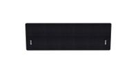 Impulse Plus Oblong 400/1200 Backdrop Screen Rounded Corners Black Fabric Light Grey Edges