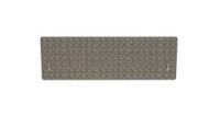 Impulse Plus Oblong 400/1200 Backdrop Screen Rounded Corners Lead Fabric Light Grey Edges
