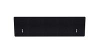 Impulse Plus Oblong 400/1400 Backdrop Screen Rounded Corners Black Fabric Light Grey Edges